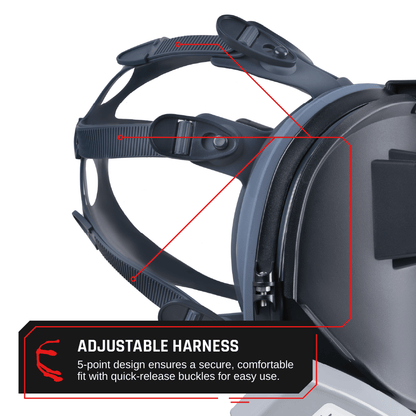 WF-100 Welding & Grinding Hood with Full-Face Respirator